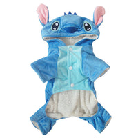HKM-3089341 Blue Velvet Pet Dog Teddy Clothing for Small, Medium, and Large Dogs