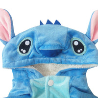 HKM-3089341 Blue Velvet Pet Dog Teddy Clothing for Small, Medium, and Large Dogs