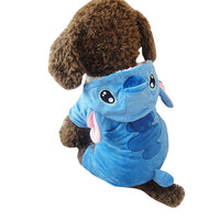HKM-3089341 Blue Velvet Pet Dog Teddy Clothing for Small, Medium, and Large Dogs