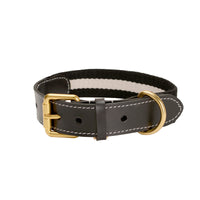 HKM-3090749 Woven Cowhide Dog Collar with Traction Rope for Medium to Large Dogs