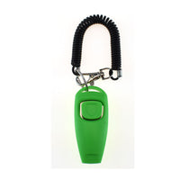 HKM-3091773 Two-in-One Pet Training Clicker and Whistle with Adjustable Wristband - Multiple Color Options Available