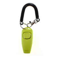 HKM-3091773 Two-in-One Pet Training Clicker and Whistle with Adjustable Wristband - Multiple Color Options Available