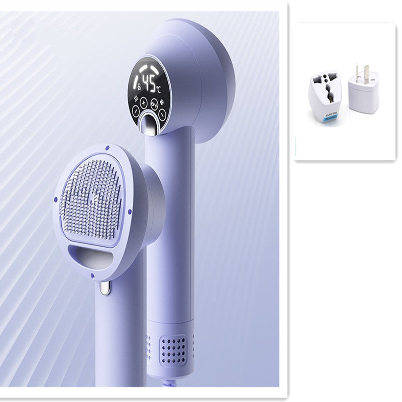 HKM-3092541 Smart Pet Hair Dryer with Comb Attachment for Dogs and Cats - Silent, Safe Grooming Tool