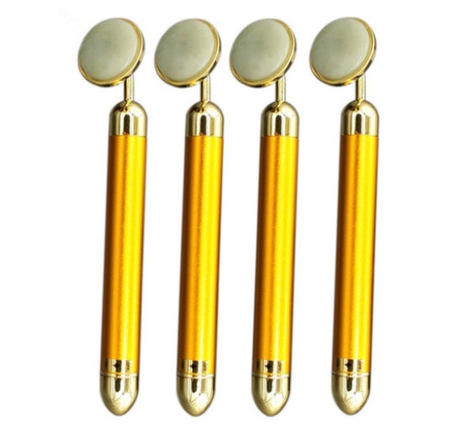 HKM-309267 24K Gold Electric Beauty Stick for Facial Massage and Tightening