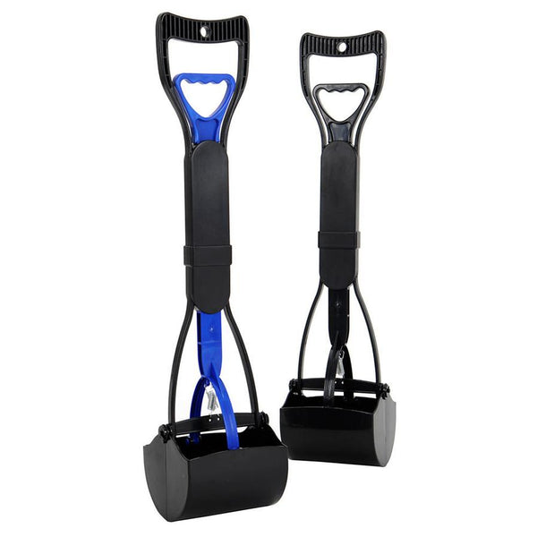 HKM-309267 Dog Toilet Picker and Clamp - 60cm Length, Sapphire Blue or Black, Easy Pet Waste Removal Tool