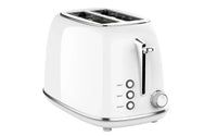 HKM-309267 Stainless Steel 2-Slice Electric Pop-Up Toaster with Grill Function