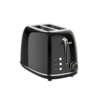 HKM-309267 Stainless Steel 2-Slice Electric Pop-Up Toaster with Grill Function