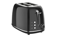 HKM-309267 Stainless Steel 2-Slice Electric Pop-Up Toaster with Grill Function