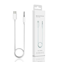 HKM-309267 Type C to 3.5mm AUX Converter Cable for Compatible Devices and Car Audio Systems