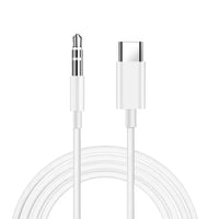 HKM-309267 Type C to 3.5mm AUX Converter Cable for Compatible Devices and Car Audio Systems