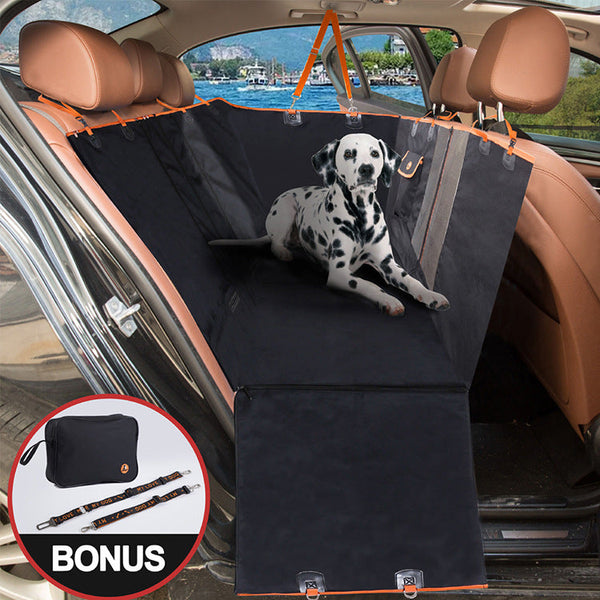 HKM-3092797 Detachable Anti-Dirty Pet Mat - Oxford Cloth, 130x148cm, Black/Green