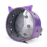 HKM-3093181 Transparent Pet Backpack for Cats and Small Dogs - Portable, Breathable Design