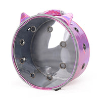 HKM-3093181 Transparent Pet Backpack for Cats and Small Dogs - Portable, Breathable Design