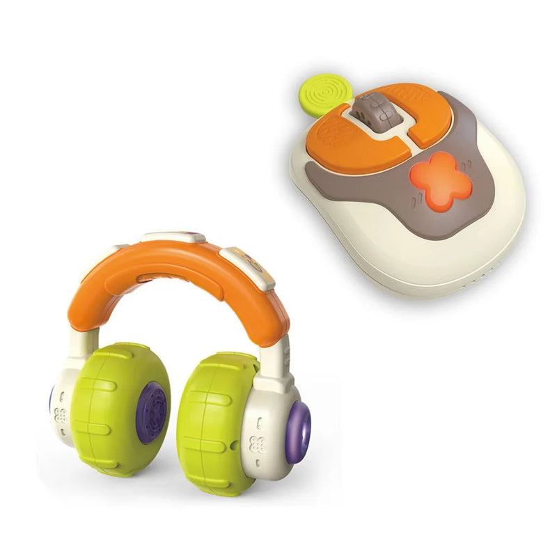 HKM-309331 Montessori Sensory Learning Music Toy for Babies with Sound and Light Features