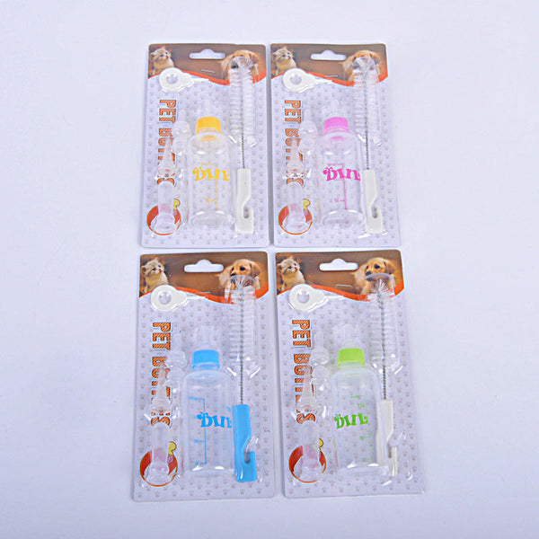 HKM-309395 Pet Bottle Set for Pets – 60ml Water Feeder with Non-Toxic Plastic and Rubber Nipple