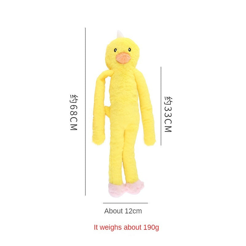 HKM-3094205 Interactive Plush Dog Toy with Rattle and Chewing Function for Golden Retrievers and Large Breeds