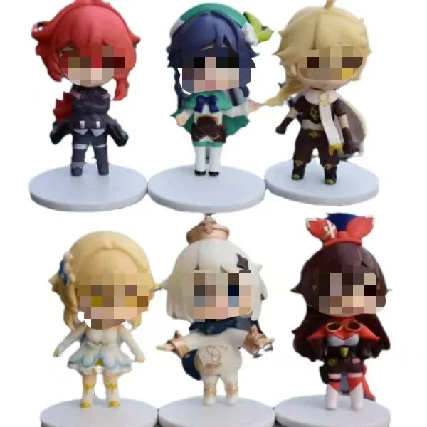 HKM-309523 Anime PVC Cartoon Action Figures - Assorted Styles for Decoration and Gift, Model M24122414