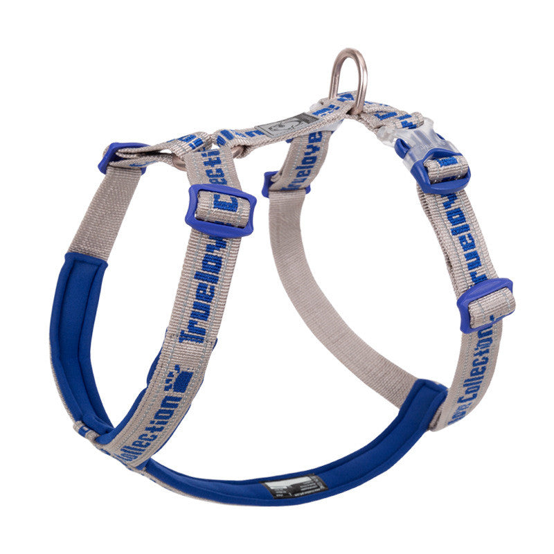 HKM-3095997 Reflective No Pull Dog Harness with Neoprene Padding - Adjustable Military Style Training Vest for Comfort and Safety