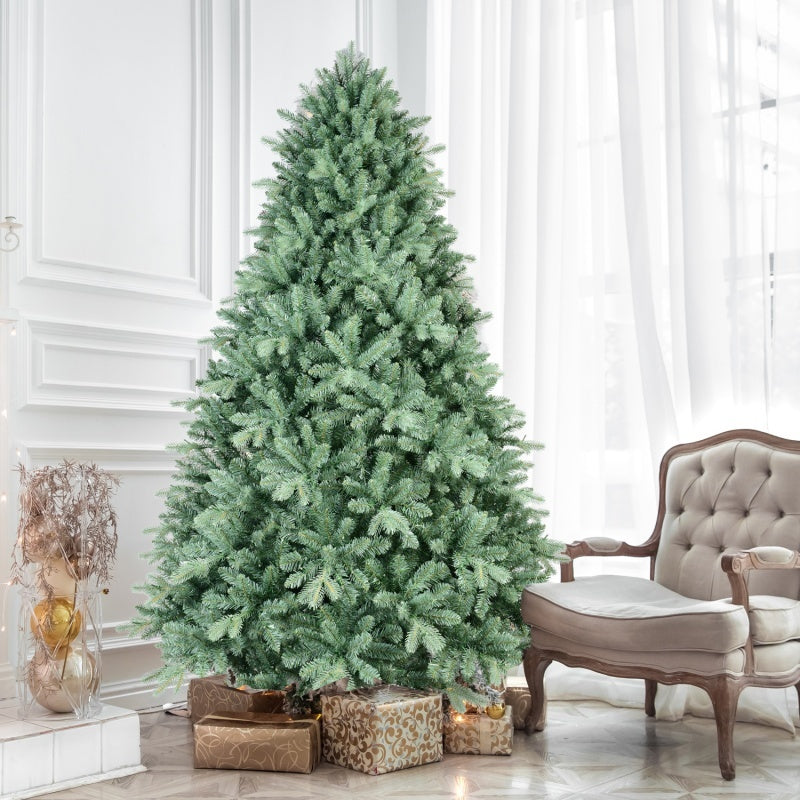 HKM-309651 Blue PE/PVC Mixed Christmas Tree - Multiple Heights Available from 4ft to 9ft