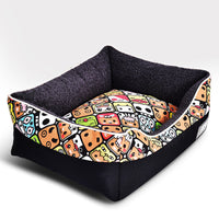 HKM-3096765 Soft and Cozy Pet Bed with Cartoon Design and Various Color Options for Small to Large Pets