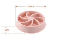 HKM-3096893 Slow Feed Bowl for Dogs and Cats - Plastic Choke Prevention Design in Various Styles and Colors