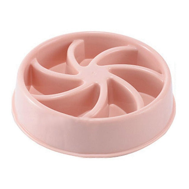 HKM-3096893 Slow Feed Bowl for Dogs and Cats - Plastic Choke Prevention Design in Various Styles and Colors