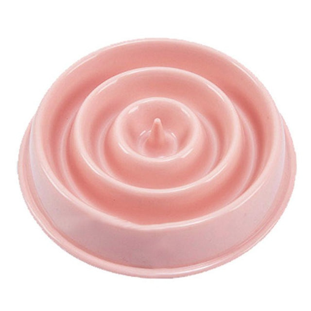 HKM-3096893 Slow Feed Bowl for Dogs and Cats - Plastic Choke Prevention Design in Various Styles and Colors