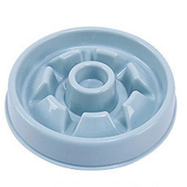 HKM-3096893 Slow Feed Bowl for Dogs and Cats - Plastic Choke Prevention Design in Various Styles and Colors