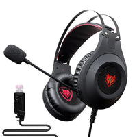 HKM-309715 NUBWO N2 Gaming Headset with 50mm Drivers and Noise-Canceling Microphone for PC, PS4, Xbox, and Mobile Devices
