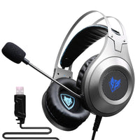 HKM-309715 NUBWO N2 Gaming Headset with 50mm Drivers and Noise-Canceling Microphone for PC, PS4, Xbox, and Mobile Devices