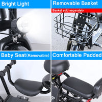 HKM-309843 Lightweight 36V/48V Lithium Battery Electric Hybrid Bike with 500W Motor, Portable Design, Dual Suspension, 3 Speed Options