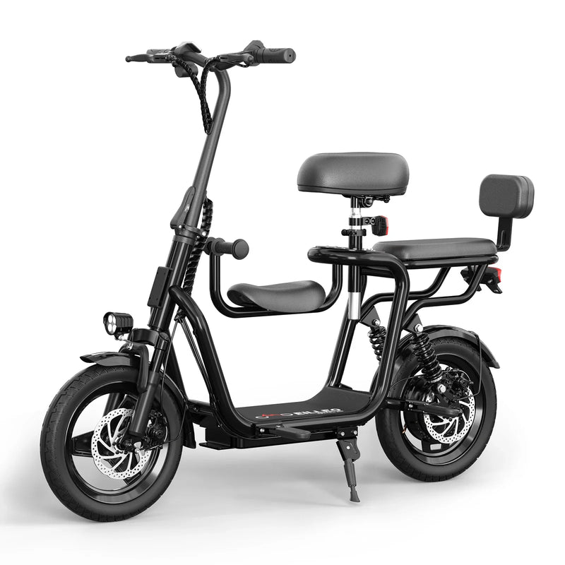 HKM-309843 Lightweight 36V/48V Lithium Battery Electric Hybrid Bike with 500W Motor, Portable Design, Dual Suspension, 3 Speed Options