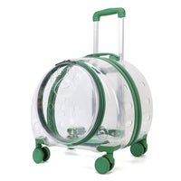 HKM-3098941 Transparent Pet Trolley Bag with Large Capacity and Universal Wheels