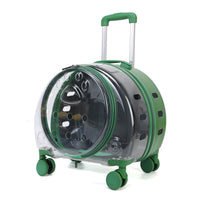 HKM-3098941 Transparent Pet Trolley Bag with Large Capacity and Universal Wheels