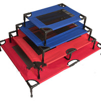 HKM-3100349 Portable Folding Pet Trampoline Bed - Durable Steel Frame with Breathable Oxford Cloth Cover