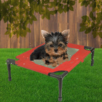 HKM-3100349 Portable Folding Pet Trampoline Bed - Durable Steel Frame with Breathable Oxford Cloth Cover