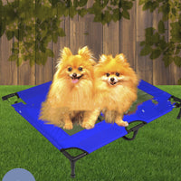 HKM-3100349 Portable Folding Pet Trampoline Bed - Durable Steel Frame with Breathable Oxford Cloth Cover