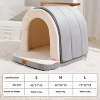HKM-3102525 Fully Enclosed Insulated Dog House Tent for Outdoor Comfort and Warmth
