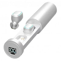 HKM-310419 Wireless Bluetooth 5.0 Stereo Sports Earbuds with Digital Display - Blue