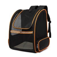 HKM-3104701 Full Mesh Breathable Canvas Pet Carrier Bag in Multiple Colors