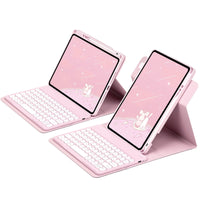 HKM-310611 Acrylic Rotating Protective Sleeve with Pen Slot for Round and Square Key Keyboards