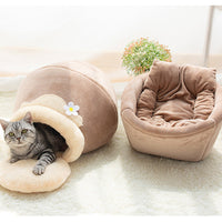 HKM-3106493 Cozy 3-in-1 Cat and Dog House with Soft Basin Shape for Ultimate Comfort