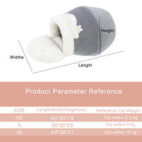HKM-3106493 Cozy 3-in-1 Cat and Dog House with Soft Basin Shape for Ultimate Comfort