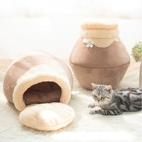 HKM-3106493 Cozy 3-in-1 Cat and Dog House with Soft Basin Shape for Ultimate Comfort