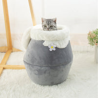HKM-3106493 Cozy 3-in-1 Cat and Dog House with Soft Basin Shape for Ultimate Comfort