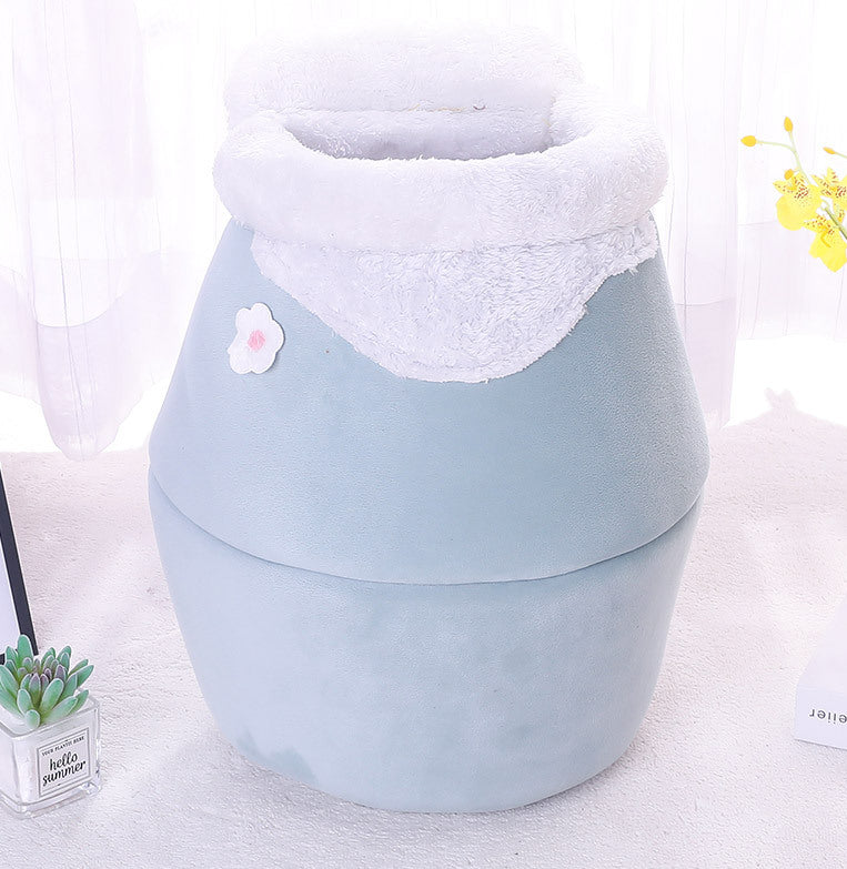 HKM-3106493 Cozy 3-in-1 Cat and Dog House with Soft Basin Shape for Ultimate Comfort