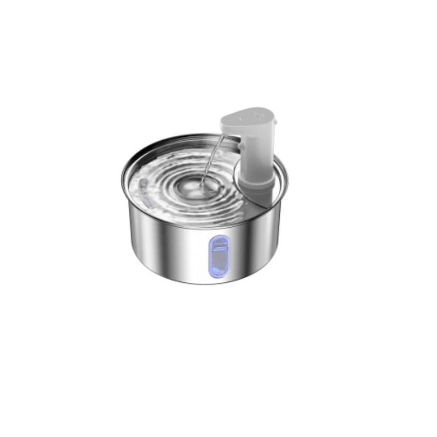 HKM-310675 Large Capacity Stainless Steel Pet Water Dispenser with Rechargeable Battery - 3.2L Capacity, Infrared Motion Sensor, Easy to Clean