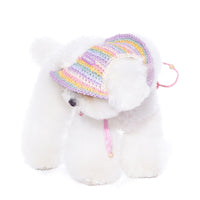 HKM-3107005 Summer Woven Sun Hat for Small Dogs - Casual Style for Yorkshire & Bichon