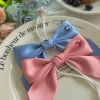 HKM-3107261 Princess Bow Tension Adjustment Pet Hair Band for Dogs - Available in Blue and Pink
