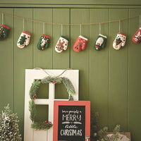 HKM-310803 Felt Christmas Tree Ornaments - Cute Holiday Decorative Gloves